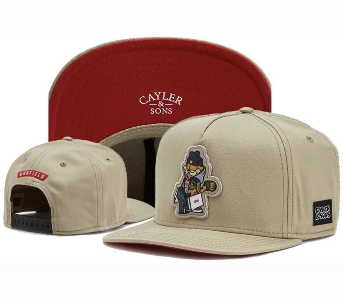 Brown Garfield Cayler And sons Snapback - Gidi Fits